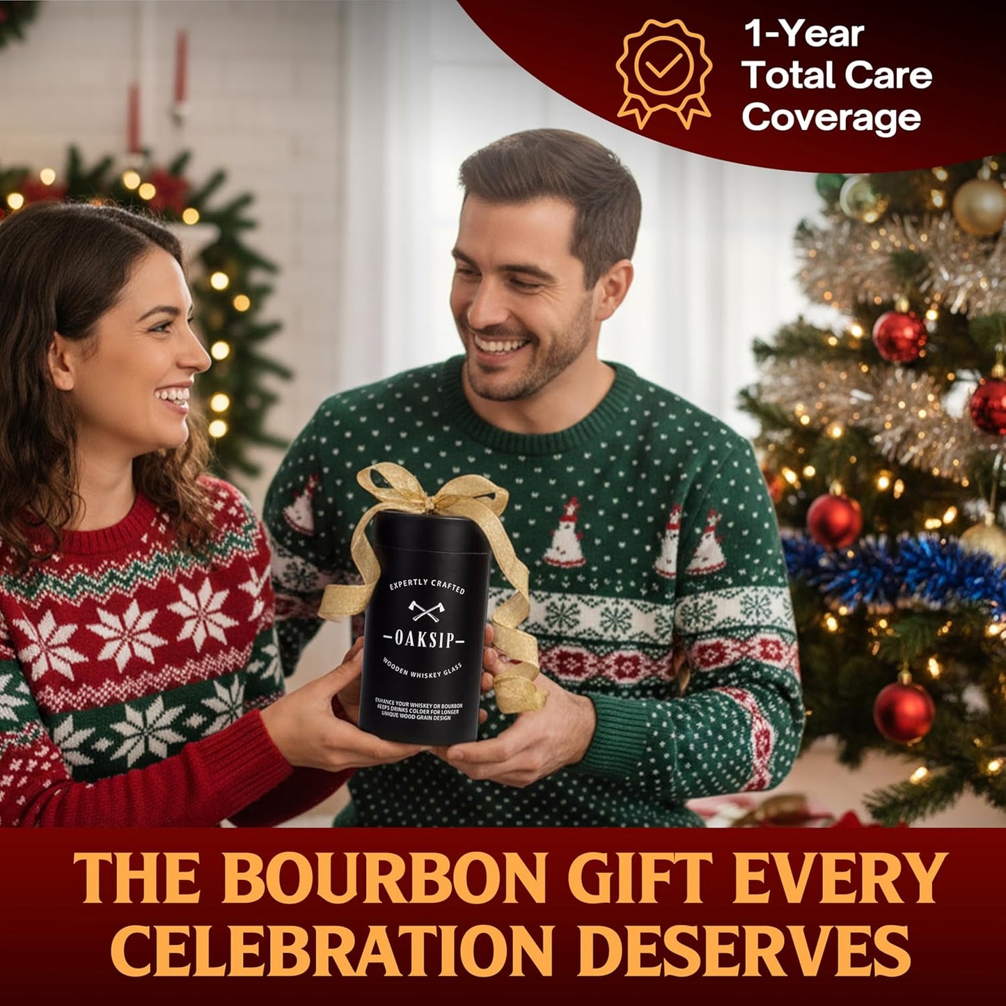 OakForge Charred Wooden Bourbon Glass™