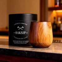 OakForge Charred Wooden Bourbon Glass™